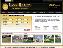 Tablet Screenshot of lynxrealty.com